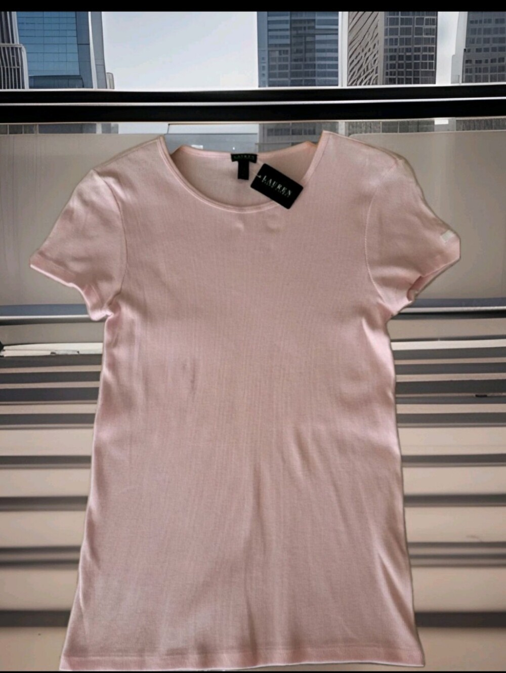 NWT  Ralph Lauren PKPLM Palm(light Pink) Beach short-sleeve Sz XL